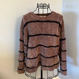 Workshop One Republic Brown & Black Stripe Sweater